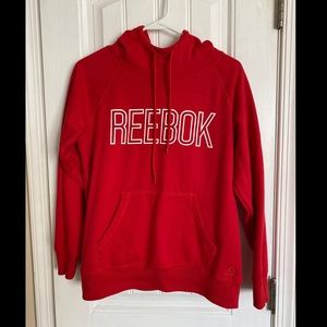 Red Reebok hoodie!